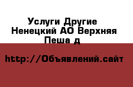 Услуги Другие. Ненецкий АО,Верхняя Пеша д.